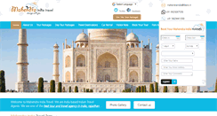 Desktop Screenshot of mahendraindiatravel.com